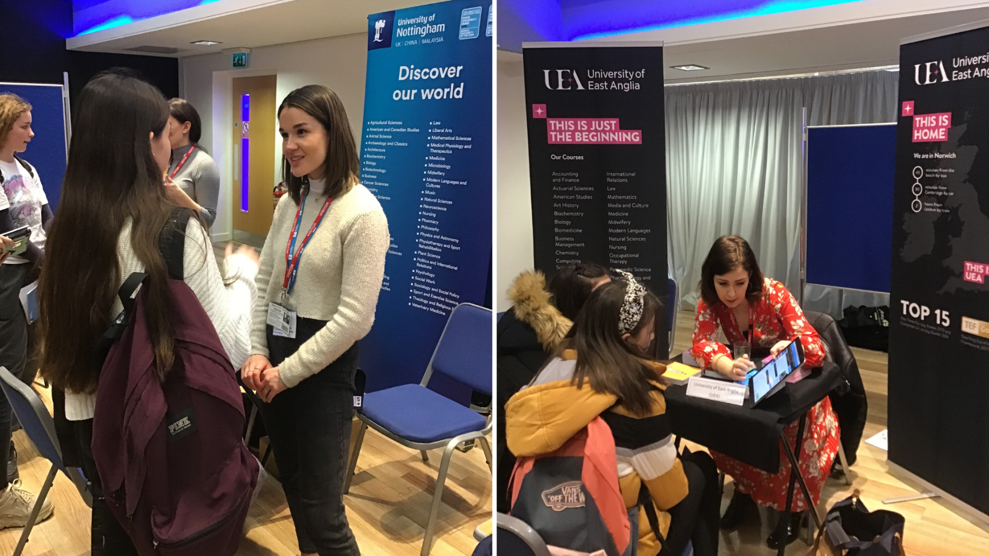 Careers fair stands- Universities
