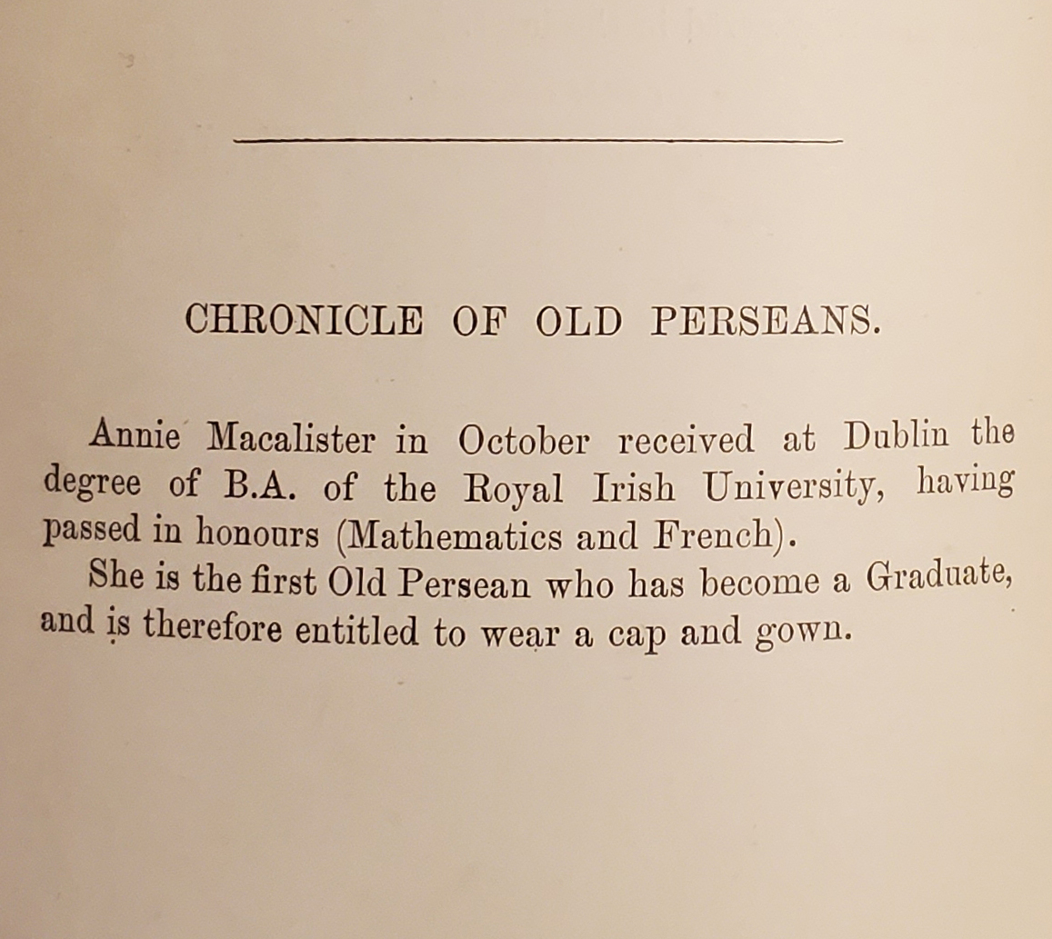 Photo of Annie MacAlister